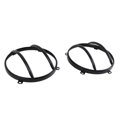 KENTROL Jeep JK Headlight and Marker Cover Set 6 Pieces 07-18 Wrangler JK Textured Black Kentrol  80013