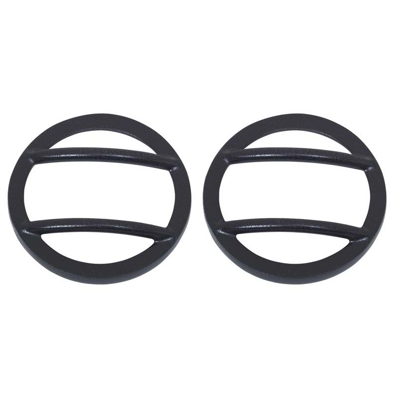 KENTROL Jeep JK Headlight and Marker Cover Set 6 Pieces 07-18 Wrangler JK Textured Black Kentrol  80013