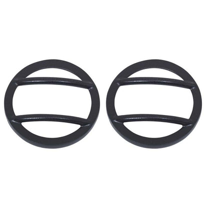 KENTROL Jeep JK Headlight and Marker Cover Set 6 Pieces 07-18 Wrangler JK Textured Black Kentrol  80013