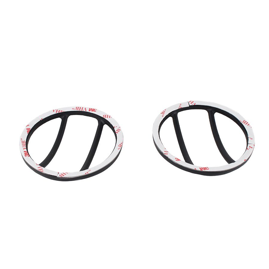 KENTROL Jeep JK Fog Light Cover Pair 07-18 Wrangler JK Textured Black Kentrol  80014