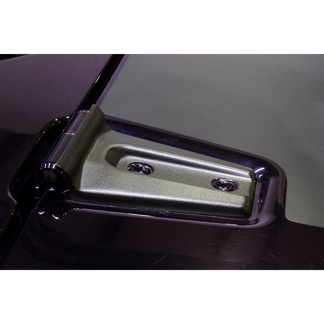 KENTROL Jeep JK Hood Hinge Overlays Pair 07-18 Wrangler JK Textured Black Kentrol  80019