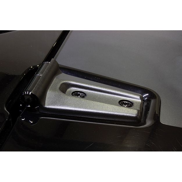 KENTROL Jeep JK Hood Hinge Overlays Pair 07-18 Wrangler JK Textured Black Kentrol  80019