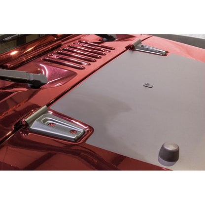 KENTROL Jeep JK Hood Hinge Overlays Pair 07-18 Wrangler JK Textured Black Kentrol  80019