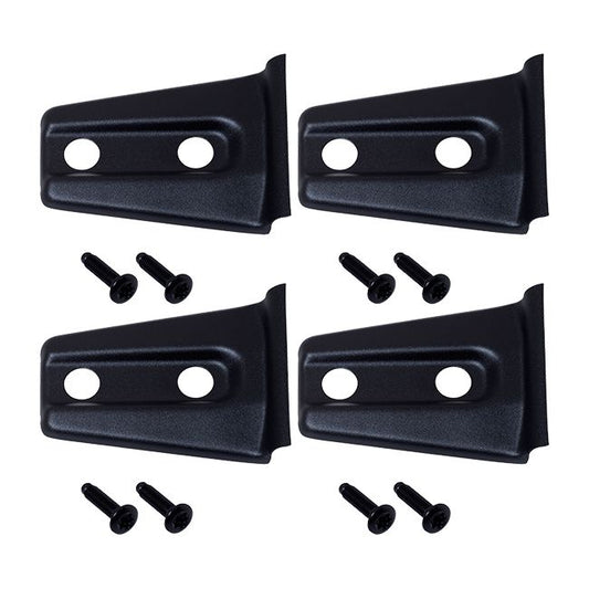 KENTROL Jeep JK Door Hinge Overlays 4 Pieces 2 Door 07-18 Wrangler JK Textured Black Kentrol  80020