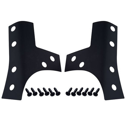KENTROL Jeep JK Windshield Support Overlays Pair 07-18 Wrangler JK Textured Black Kentrol  80074