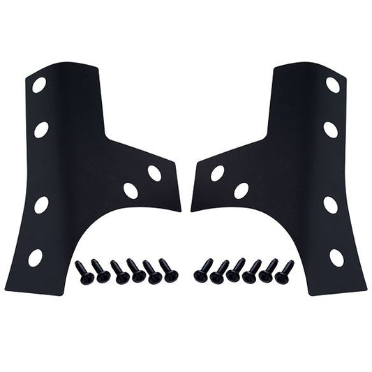 KENTROL Jeep JK Windshield Support Overlays Pair 07-18 Wrangler JK Textured Black Kentrol  80074