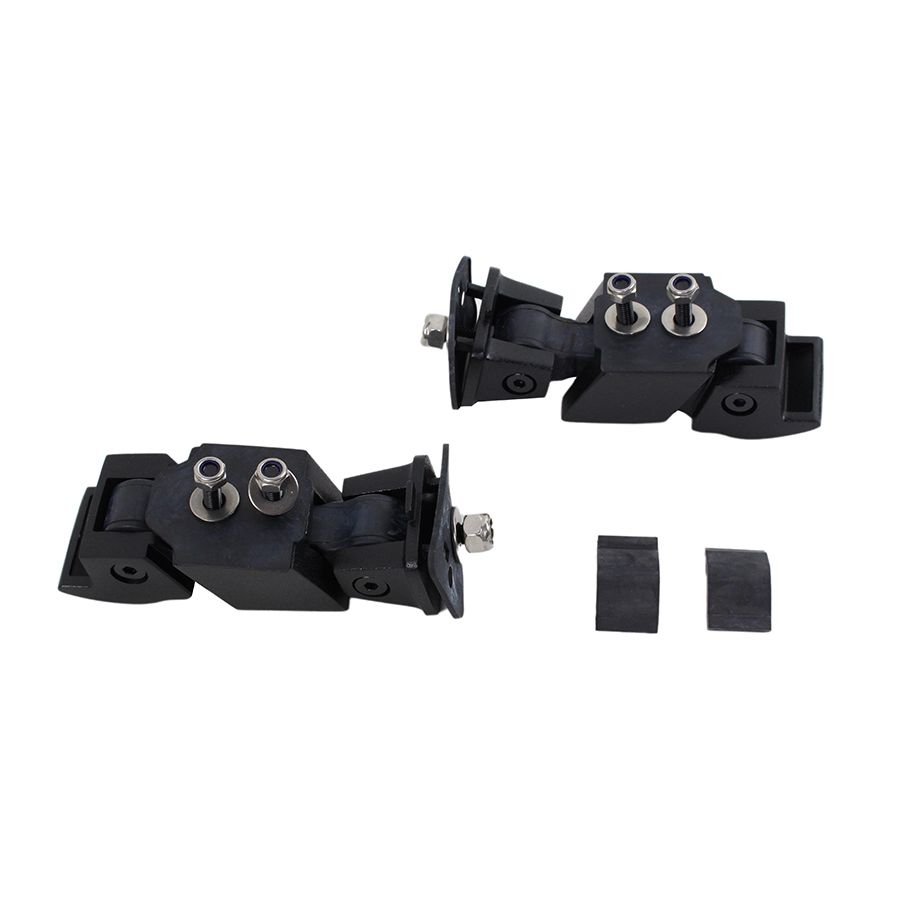 KENTROL Jeep JK Hood Catch Pair 07-18 Wrangler JK Textured Black Kentrol  80571