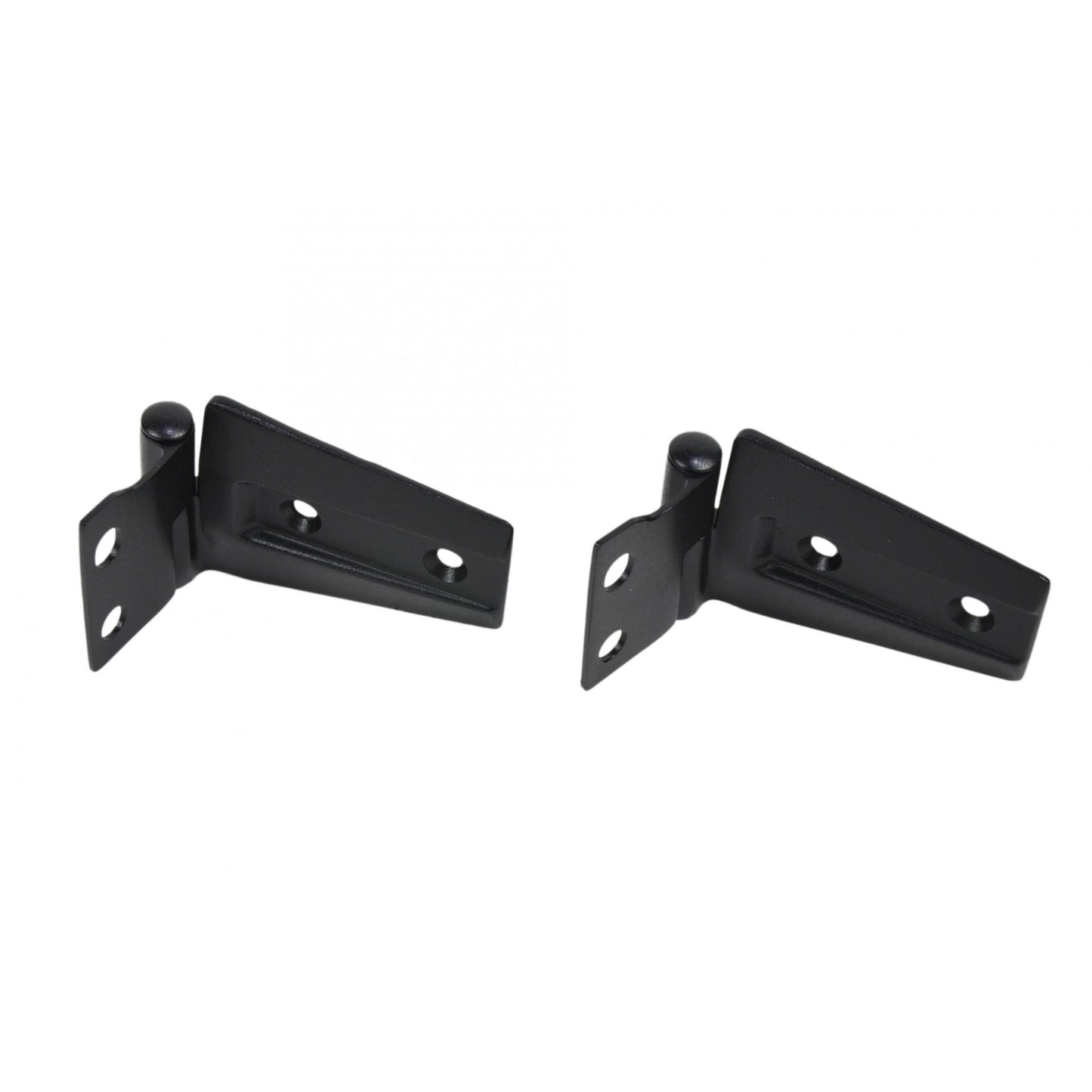 Kentrol Hood Hinges (Black Textured Stainless) for 2007-2018 JK 80572