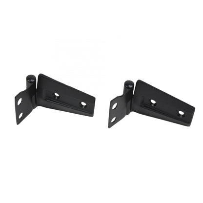 Kentrol Hood Hinges (Black Textured Stainless) for 2007-2018 JK 80572