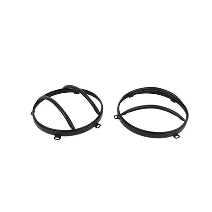 KENTROL Jeep JK Euro Headlight Guards Pair 07-18 Wrangler JK Textured Black Kentrol  80573