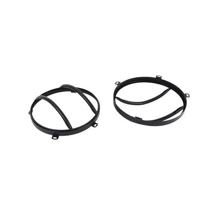 KENTROL Jeep JK Euro Headlight Guards Pair 07-18 Wrangler JK Textured Black Kentrol  80573