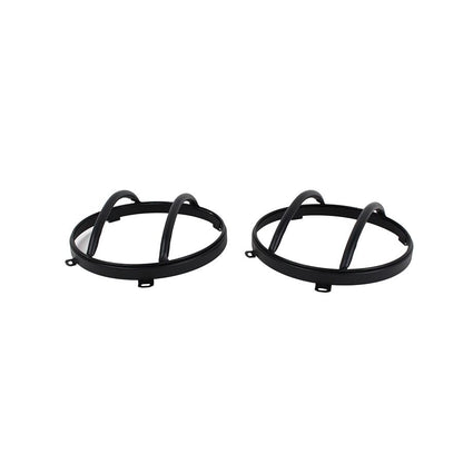 KENTROL Jeep JK Euro Headlight Guards Pair 07-18 Wrangler JK Textured Black Kentrol  80573