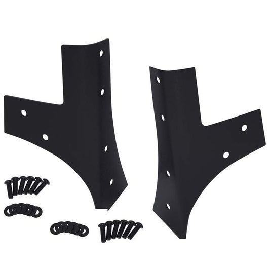 KENTROL Jeep JK Windshield Supports Pair 07-18 Wrangler JK Textured Black Kentrol  80574
