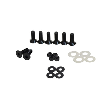 Kentrol Door Hinge Set (4 pieces) - Black Textured Stainless for 2007-2018 Jeep Wrangler JK 80575