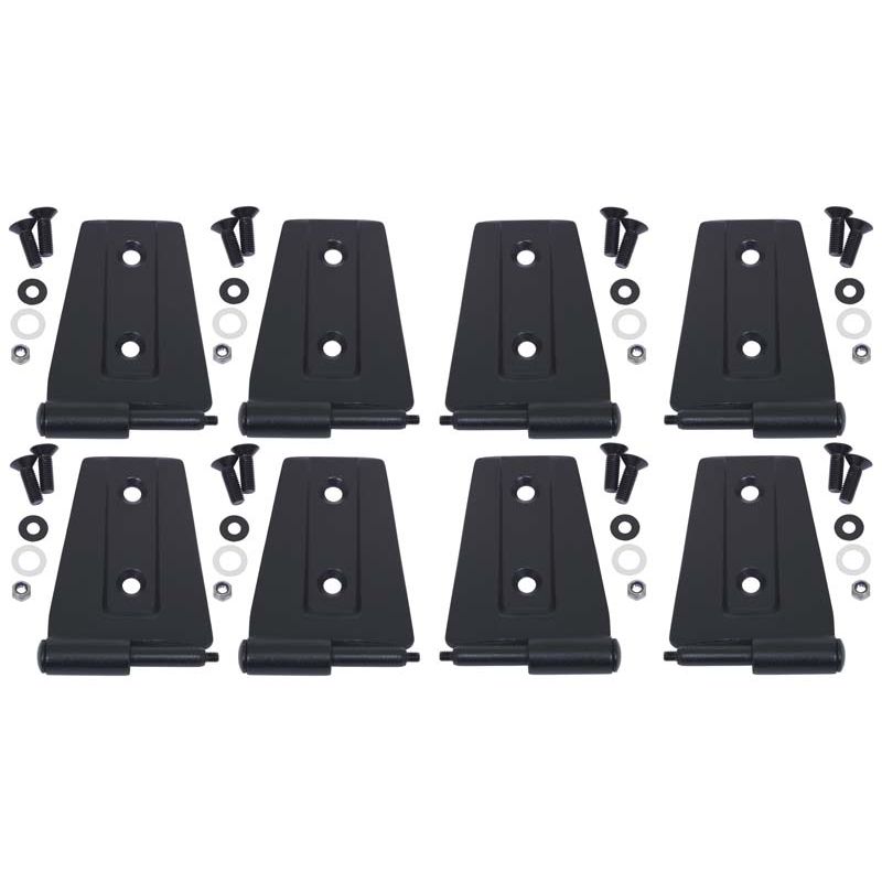 Kentrol Door Hinge Set (Textured Black) for 2007-2018 JKU 80576