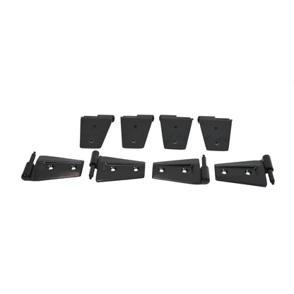 Kentrol Door Hinge Set (Textured Black) for 2007-2018 JKU 80576