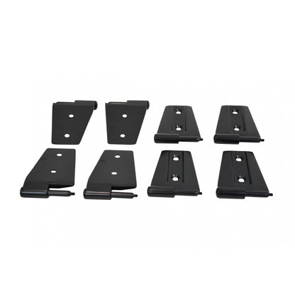 Kentrol Door Hinge Set (Textured Black) for 2007-2018 JKU 80576