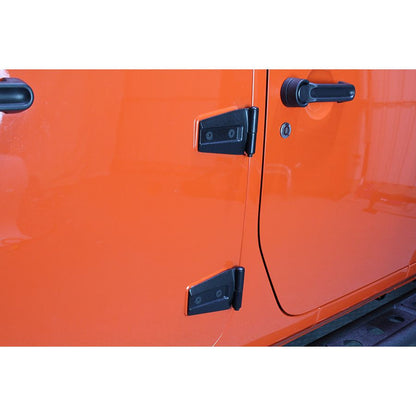 Kentrol Door Hinge Set (Textured Black) for 2007-2018 JKU 80576