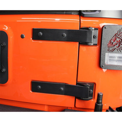 KENTROL Jeep JK Tailgate Hinge Pair 07-18 Wrangler JK Textured Black Kentrol  80578