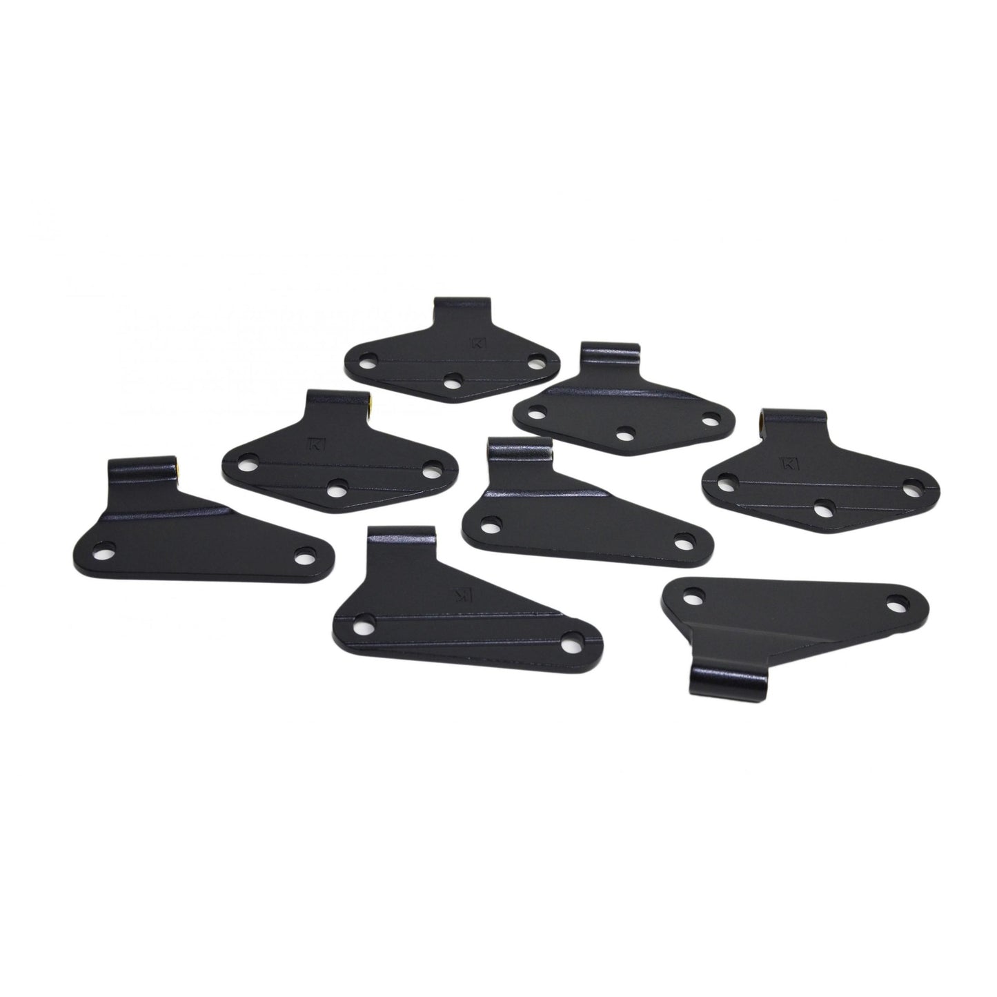 KENTROL BLACK TEXTURE HINGE 8PC (07-18 JK) 80581