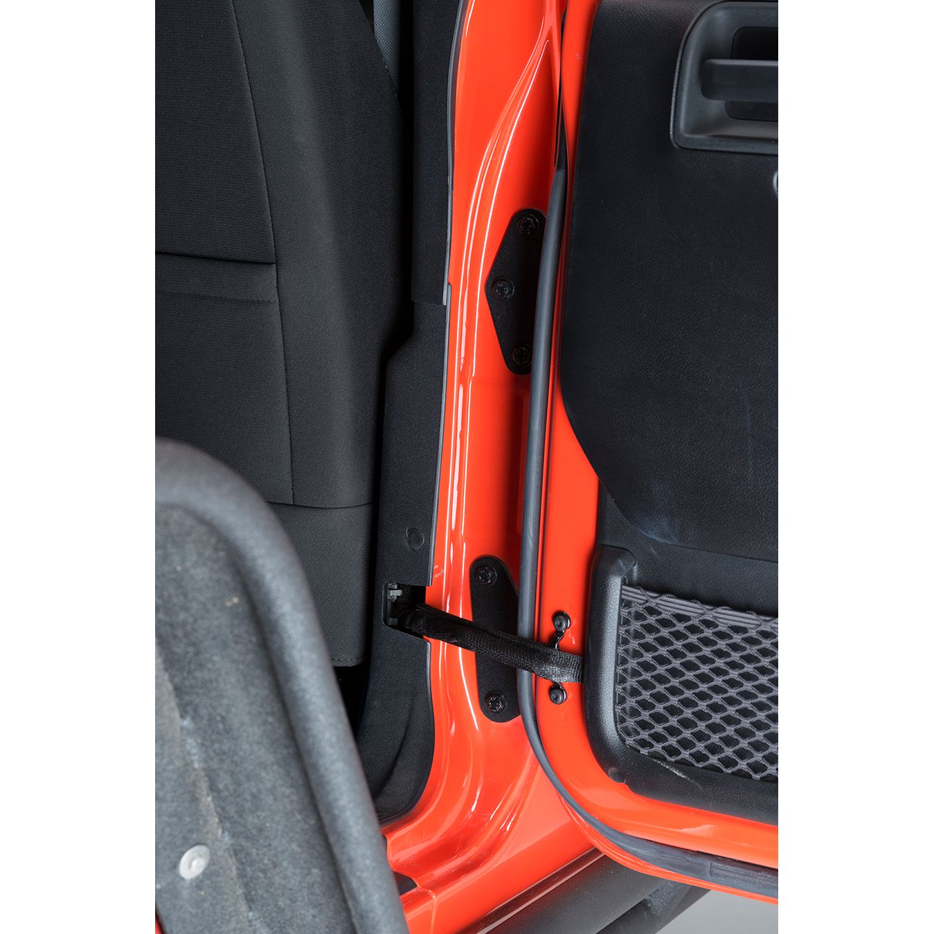 KENTROL BLACK TEXTURE HINGE 8PC (07-18 JK) 80581