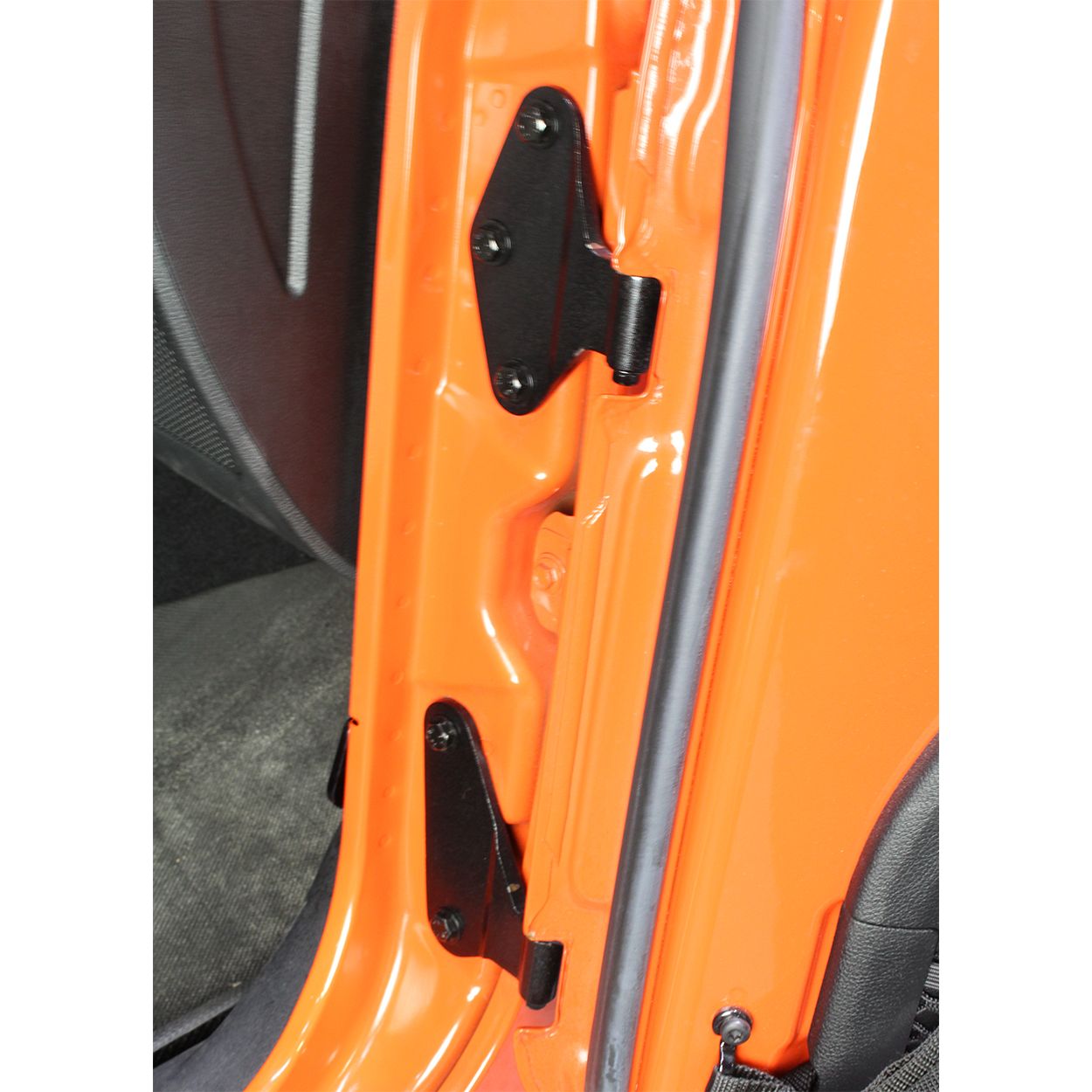 KENTROL BLACK TEXTURE HINGE 8PC (07-18 JK) 80581