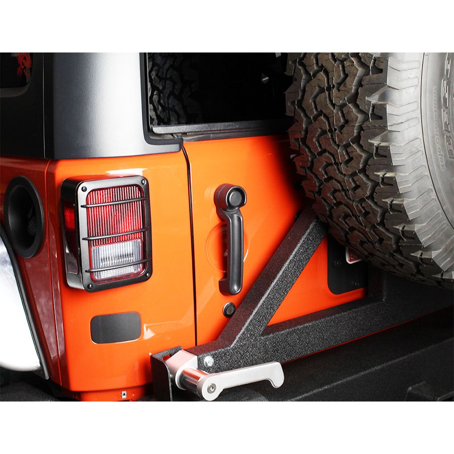 KENTROL Jeep JK Taillight Guard Pair 07-18 Wrangler JK Textured Black Kentrol  80582