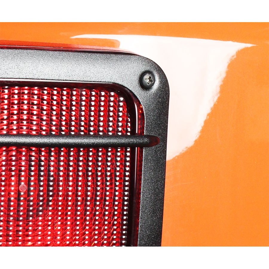 KENTROL Jeep JK Taillight Guard Pair 07-18 Wrangler JK Textured Black Kentrol  80582