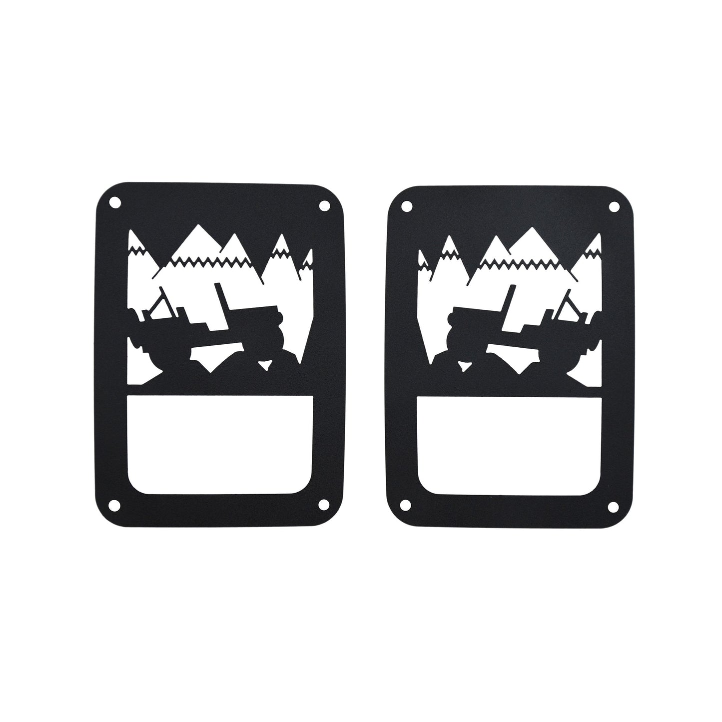 Kentrol Heritage Tail Light Cover for 07-18 Jeep Wrangler JK 80702