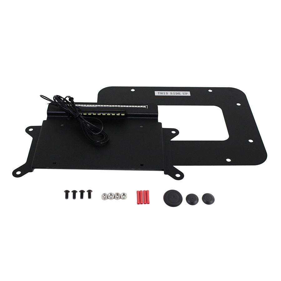 Kentrol BackSide License Plate with LED for 07-18 JK 80703