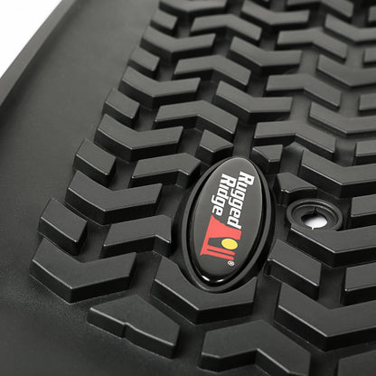 RUGGED RIDGE | 82901.31 | Front Floor Liners, Black, 2015+ Chevy Colorado