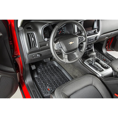 RUGGED RIDGE | 82901.31 | Front Floor Liners, Black, 2015+ Chevy Colorado