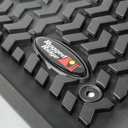 RUGGED RIDGE | 82902.33 | Floor Liner, Front Pair, 15-16 F150 Black