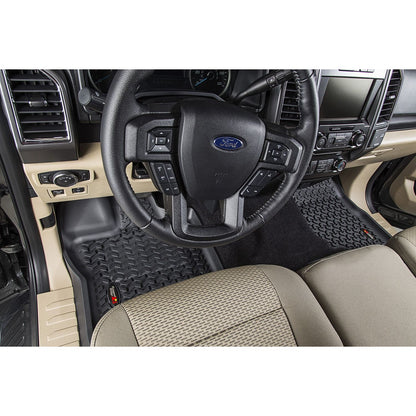 RUGGED RIDGE | 82902.33 | Floor Liner, Front Pair, 15-16 F150 Black