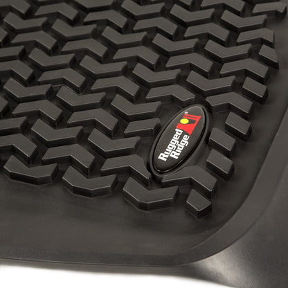 RUGGED RIDGE | 82902.4 | Floor Liners, Front, Pair, Black, 17-C Ford F250