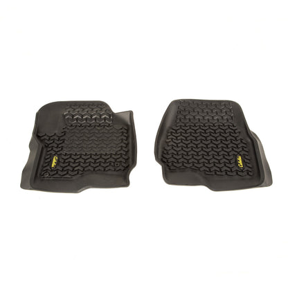 RUGGED RIDGE | 82902.4 | Floor Liners, Front, Pair, Black, 17-C Ford F250