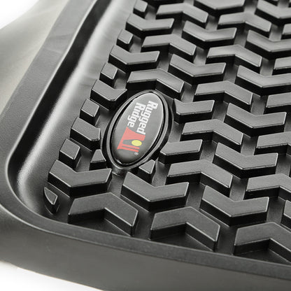 RUGGED RIDGE | 82952.15 | 15-16 F150 Crew Floor Liner, Rear, Black