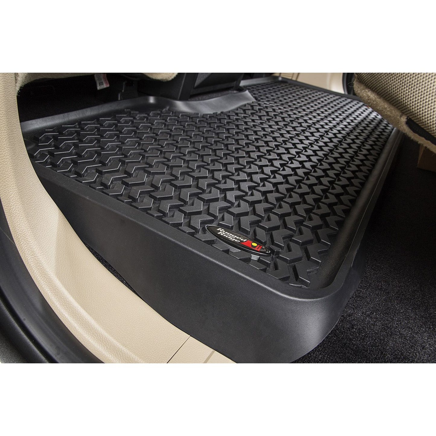 RUGGED RIDGE | 82952.15 | 15-16 F150 Crew Floor Liner, Rear, Black