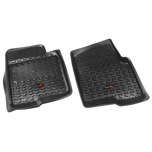 RUGGED RIDGE | 82987.23 | 09-14 Ford F150 Floor Liner Kit Front And Rear Black