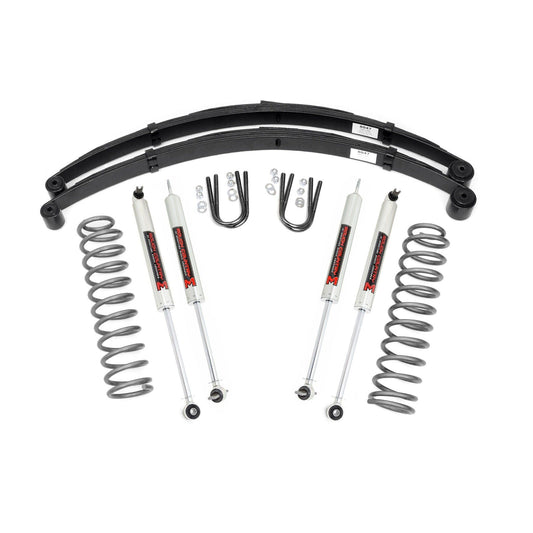ROUGH COUNTRY 3 Inch Lift Kit | RR Springs | M1 | Jeep Cherokee XJ 2WD/4WD (1984-2001) | 63040