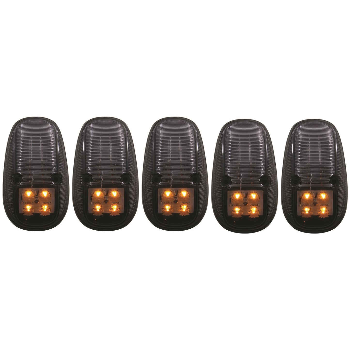 Anzo USA | Cab Roof Light Assembly Smoke Lens 5 pc. Does Not Incl. Harness | Fits Ram 3500 | 861098