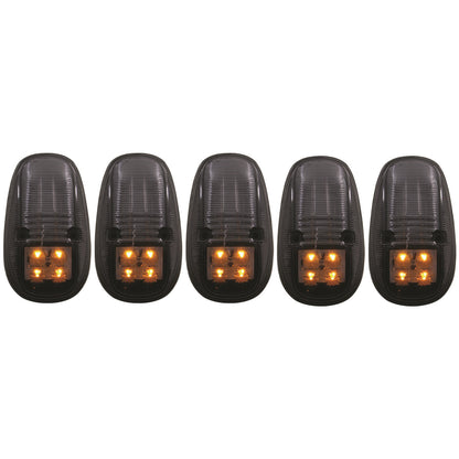 Anzo USA | Cab Roof Light Assembly Smoke Lens 5 pc. Does Not Incl. Harness | Fits Ram 3500 | 861098