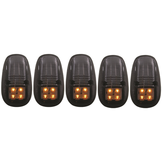 Anzo USA | Cab Roof Light Assembly Smoke Lens 5 pc. Does Not Incl. Harness | Fits Ram 3500 | 861098