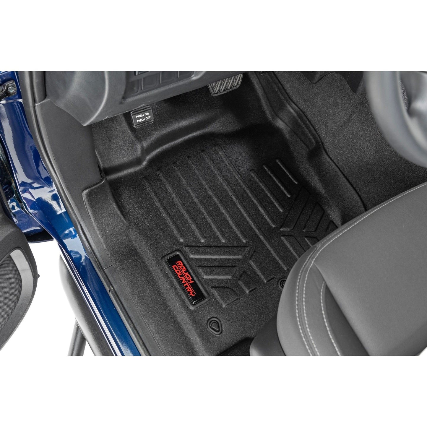 ROUGH COUNTRY Floor Mats | FR & RR | Crew Cab | Nissan Titan (17-24)/Titan XD (16-24)  | M-81712
