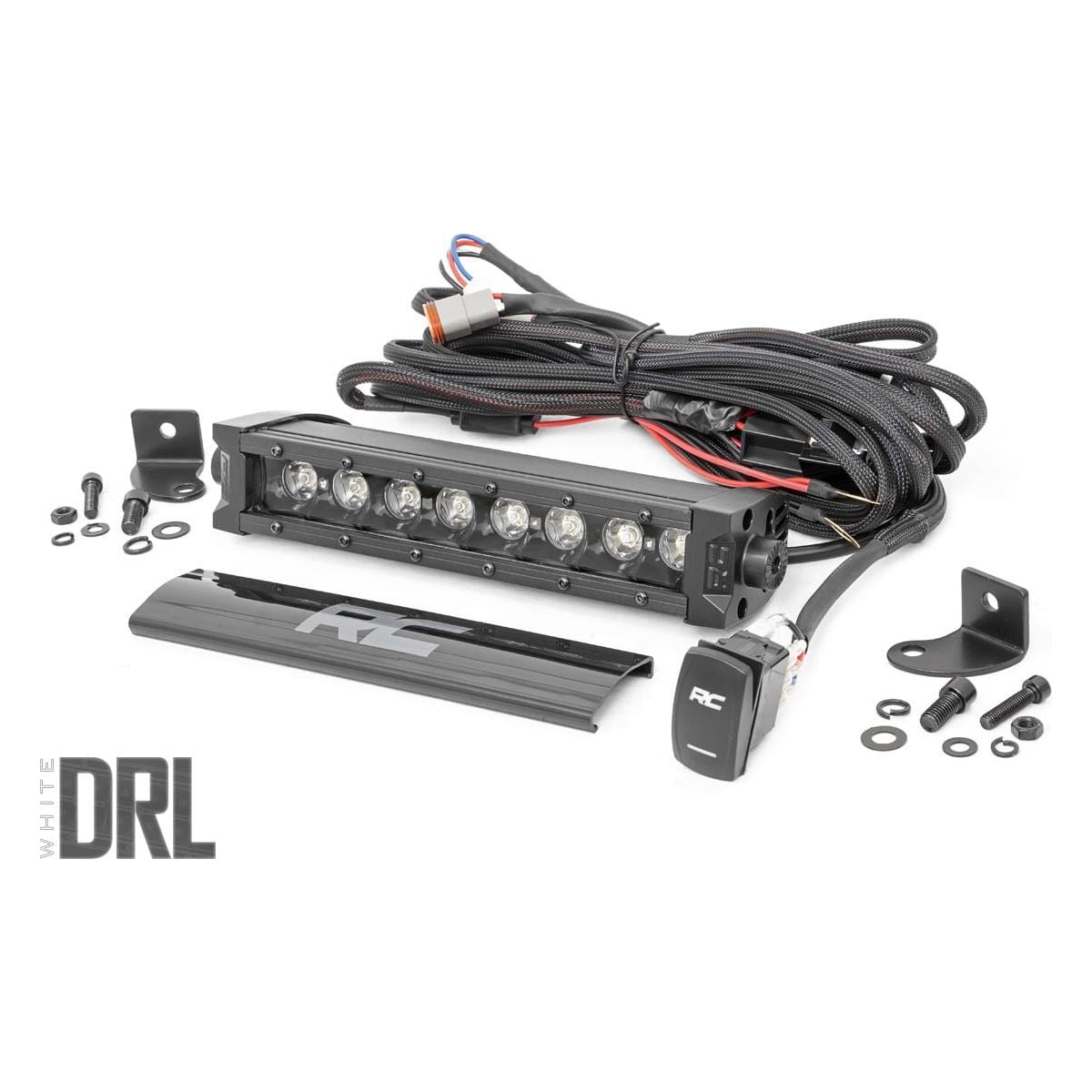 Rough Country 8 Inch Black Series LED Light Bar I 70718BLDRLA