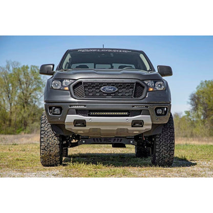 ROUGH COUNTRY LED Light Kit | Bumper Mount | 6" Black Slimline Pair | Ford Ranger (19-23) | 70829