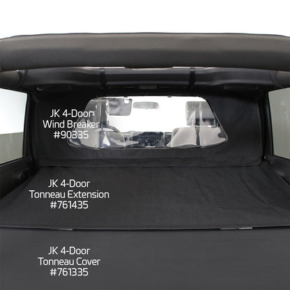 Smittybilt Outback Wind Breaker Black Diamond I 90335