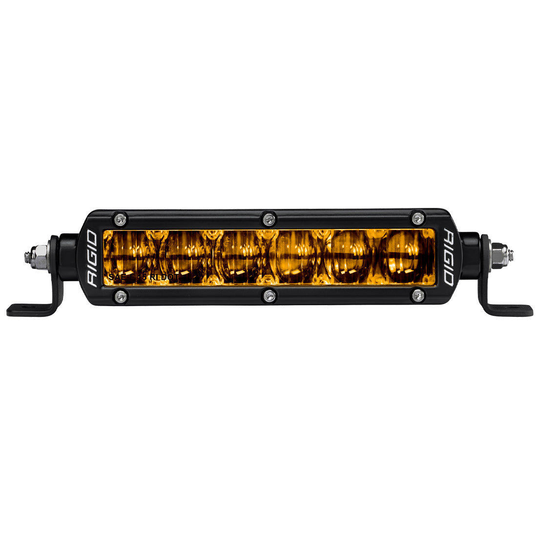 RIGID INDUSTRIES | SAE J583 Compliant Selective Yellow Fog Light Pair Sr-Series Pro 6 Inch Street Legal Surface Mount Rigid Industries | 906704