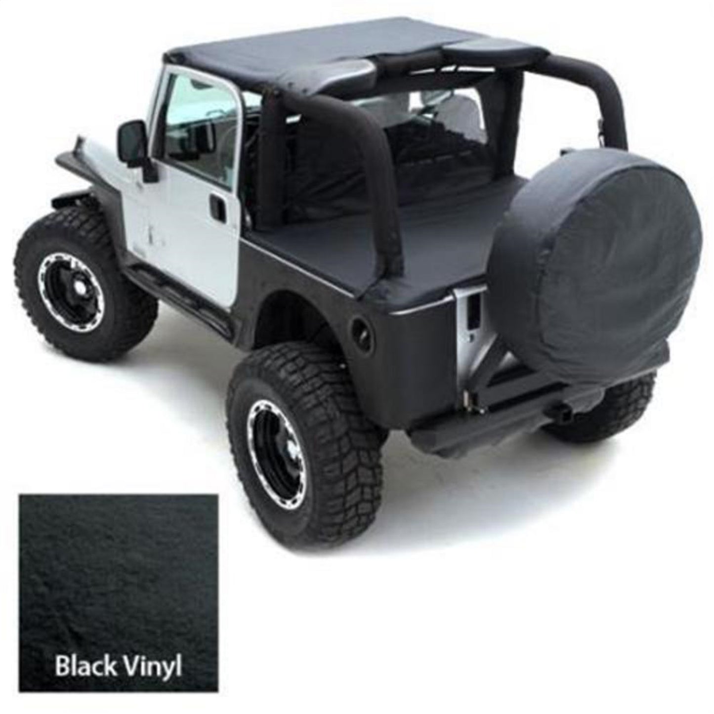 Smittybilt Outback Standard Bikini Top Black No Drill Installation Requires PN[90101] If Vehicle Does Not Have Windshield Channel I 90701