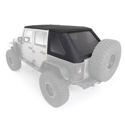 Smittybilt Bowless Combo Top w/Tinted Windows w/Tint Black Diamond I 9083135K
